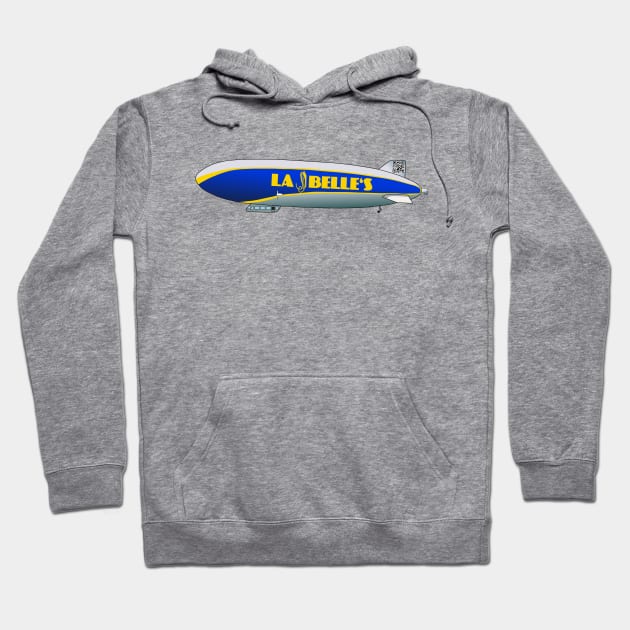 Blimp Hoodie by LaBelle's Barber Parlor